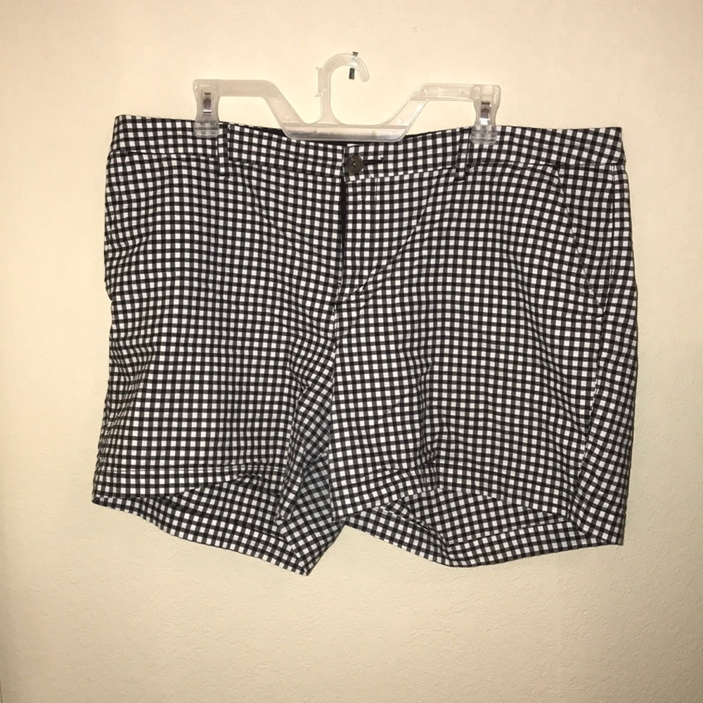 Gingham summer shorts